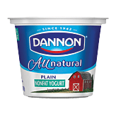 Dannon&nbsp;Yogurt&nbsp;7 Benefits Plain Nonfat Full-Size Picture